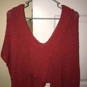Free People oversized sweater shirt